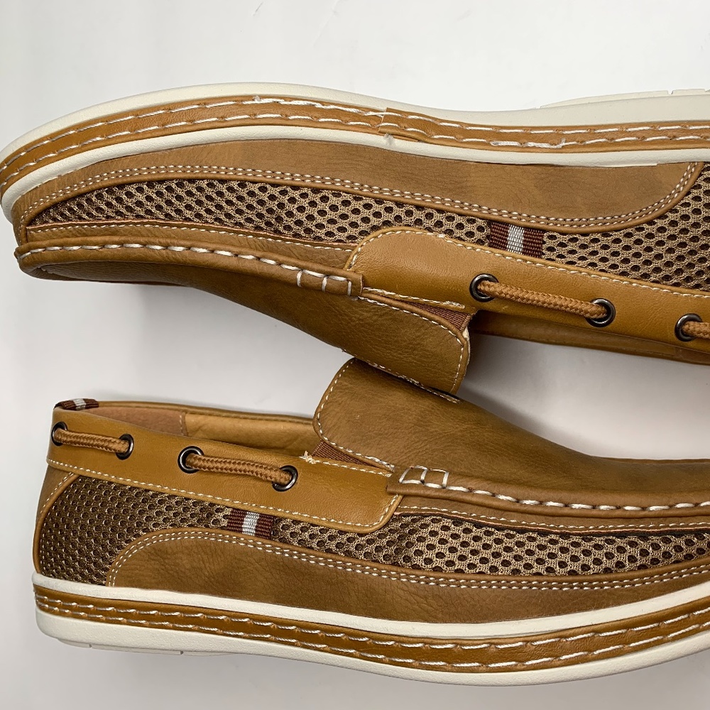 BRIX Men's Slip-On Loafers - Tan